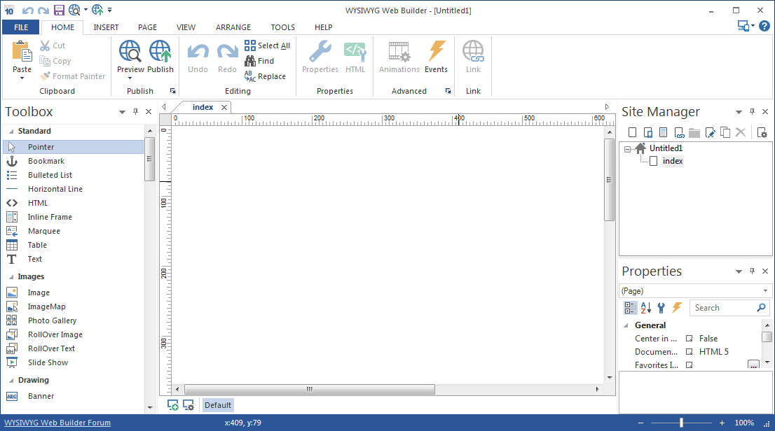 WYSIWYG Web Builder - Screenshot #4
