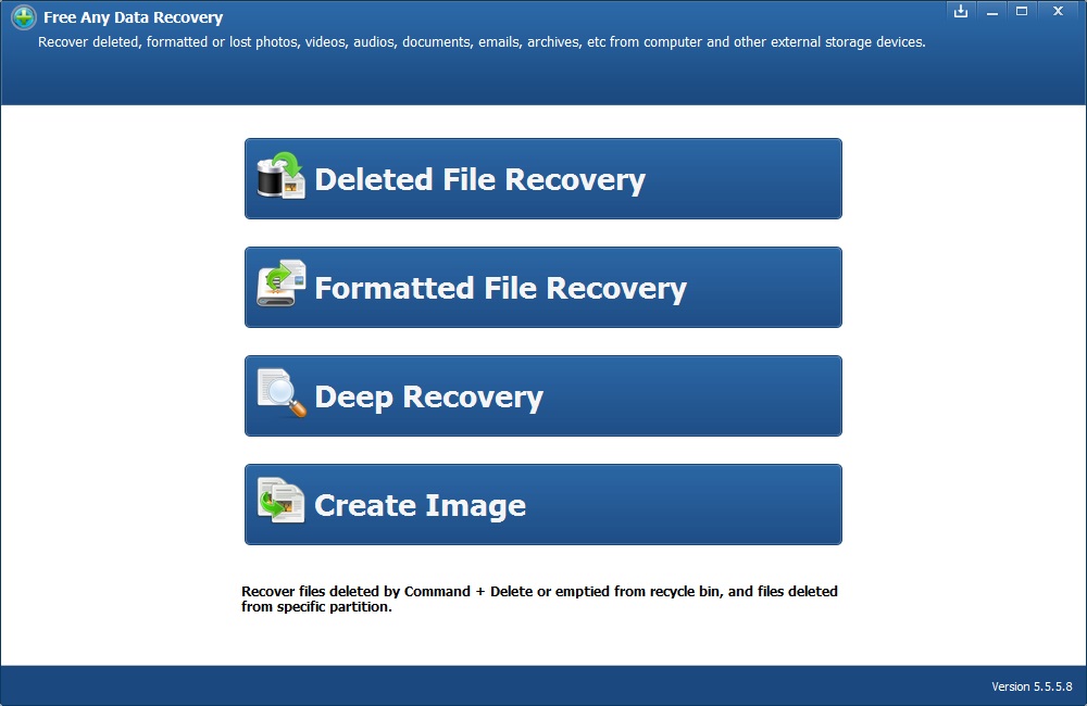Free Any Data Recovery - Screenshot #10