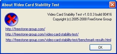 Video Card Stability Test - Screenshot #2