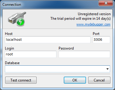Debugger for MySQL - Screenshot #2