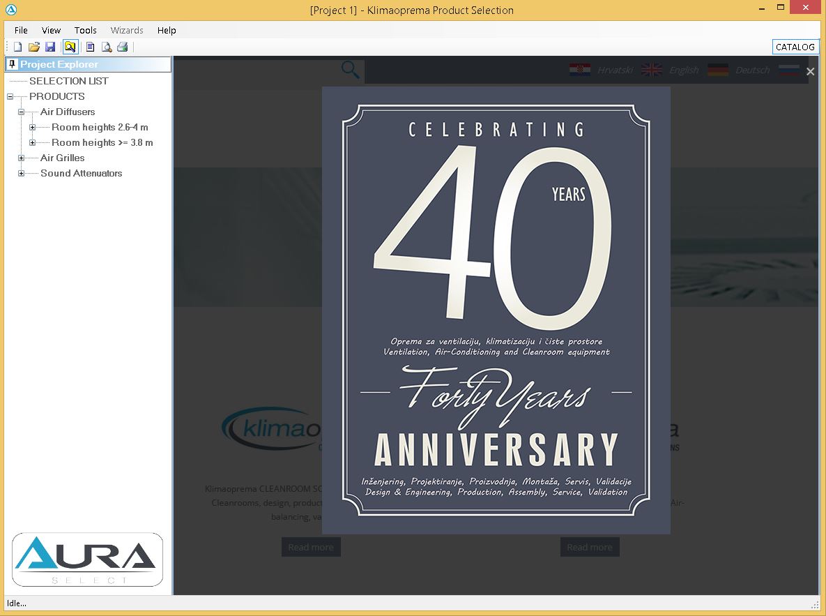 AURA Select - Screenshot #1