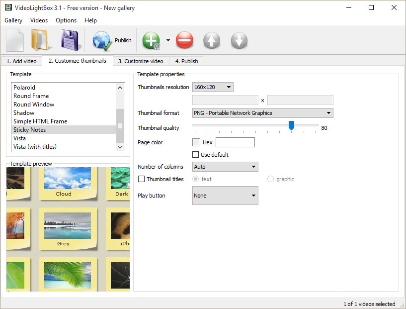 VideoLightBox - Screenshot #1