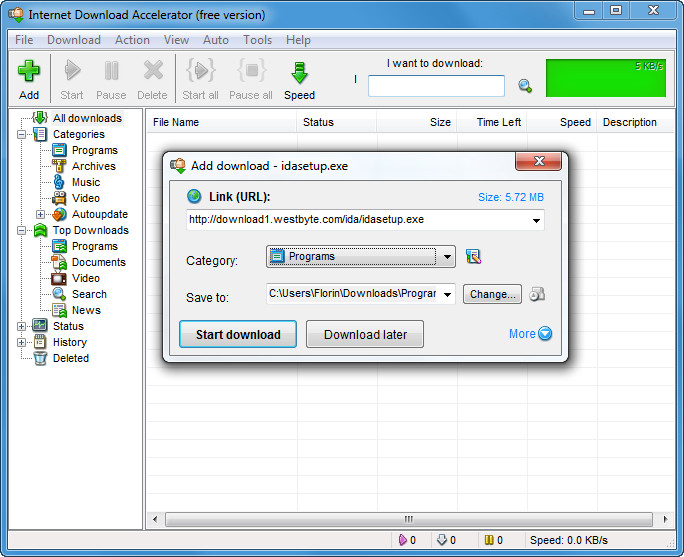 Internet Download Accelerator Pro 7.0.1.1711 for mac instal free