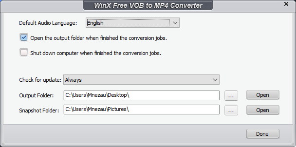 convert vob to mp4 windows 10