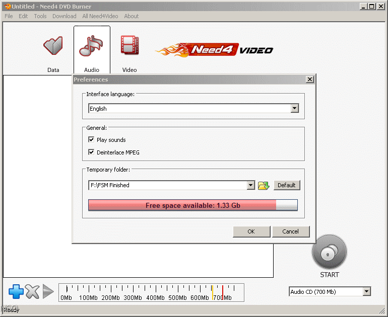 Need4 DVD Burner - Screenshot #2