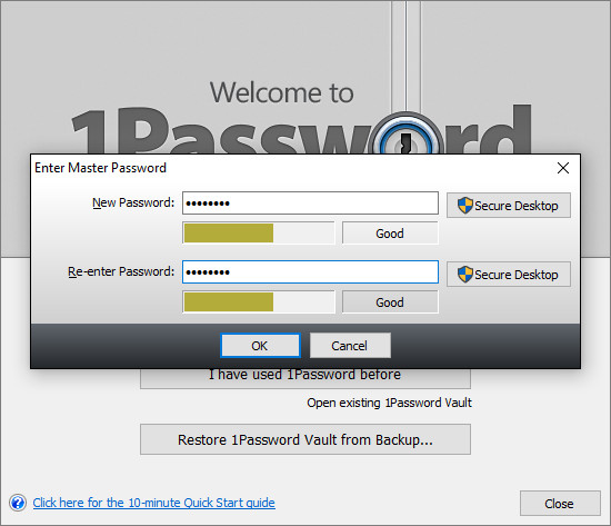 backup 1password from iphone to windows pc