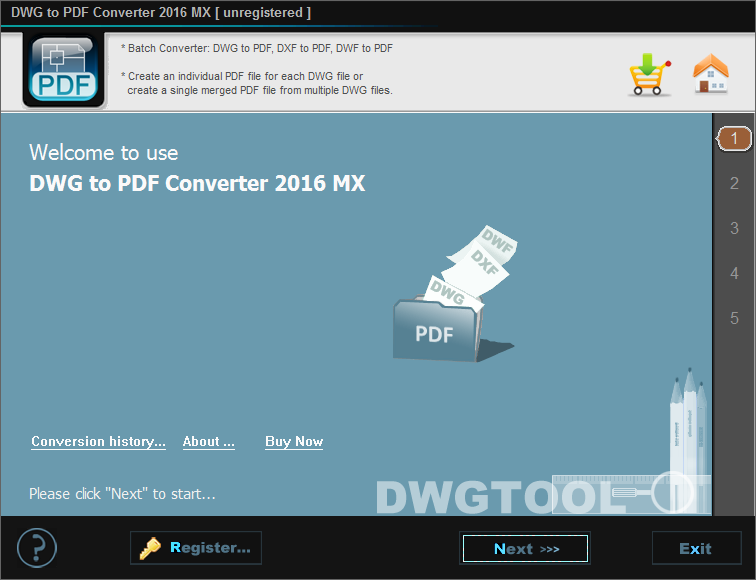 DWG to PDF Converter MX - Screenshot #9