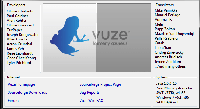 vuze broken update