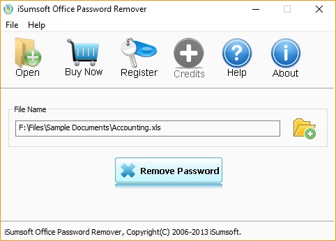 iSumsoft Office Password Remover - Screenshot #2