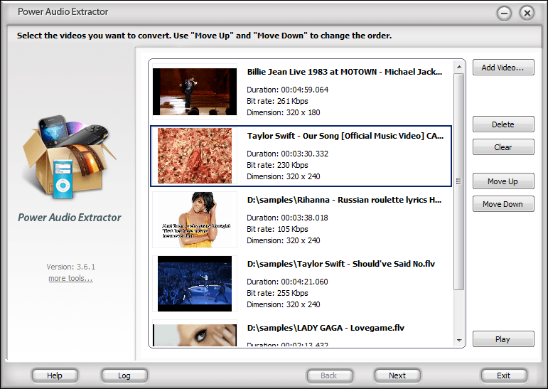 Power Audio Extractor - Screenshot #1