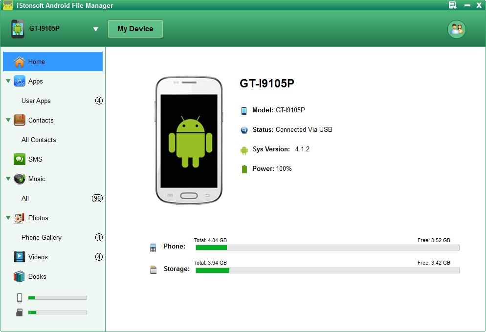 iStonsoft Android File Manager download for free SoftDeluxe