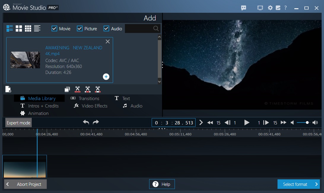 Ashampoo Movie Studio Pro - Screenshot #8
