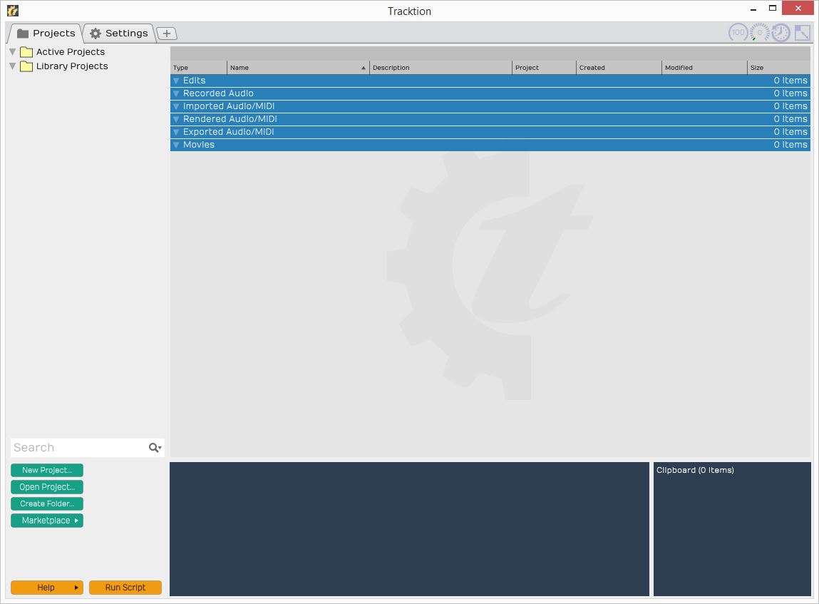 Tracktion - Screenshot #1