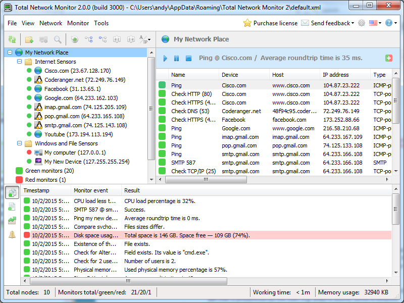 Total Network Monitor - Screenshot #9