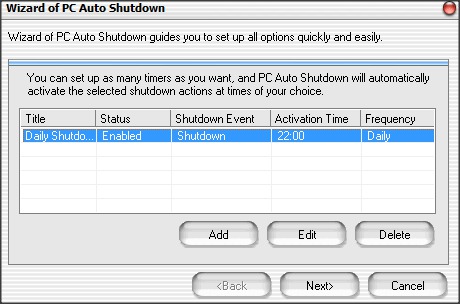 PC Auto Shutdown - Screenshot #3