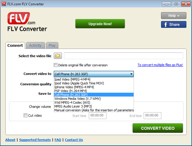 FLV.com FLV Converter latest version - Get best Windows software