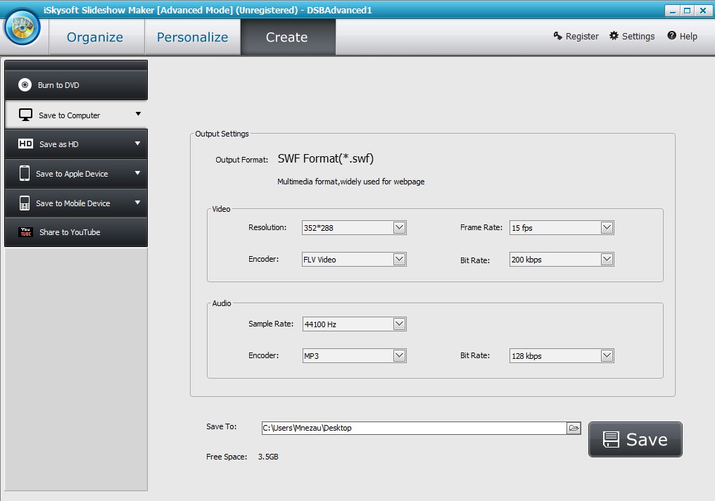 iSkysoft Slideshow Maker - Screenshot #5