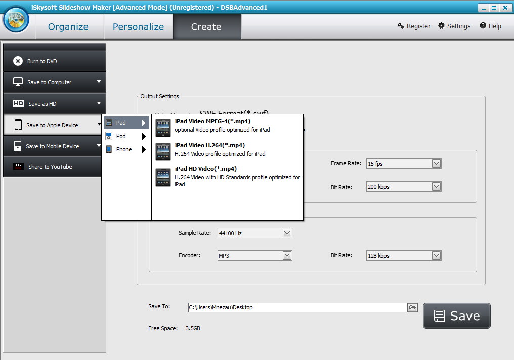 iSkysoft Slideshow Maker - Screenshot #4