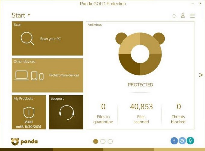 Panda Gold Protection - Screenshot #1
