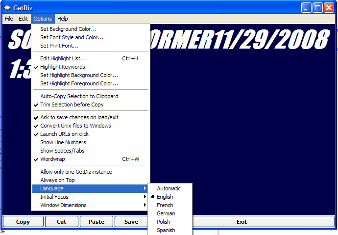 GetDiz - Screenshot #13