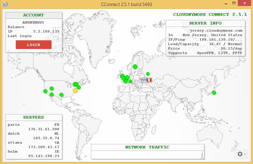 Cloudnymous Connect - Screenshot #1