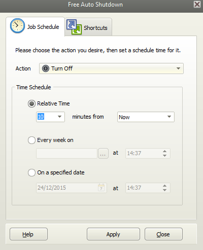 Free Auto Shutdown - Screenshot #2