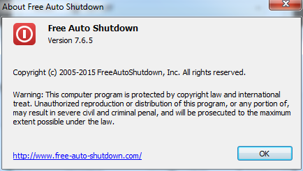 Free Auto Shutdown - Screenshot #1