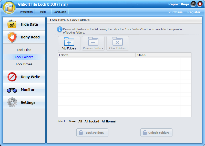 GiliSoft File Lock - Screenshot #2