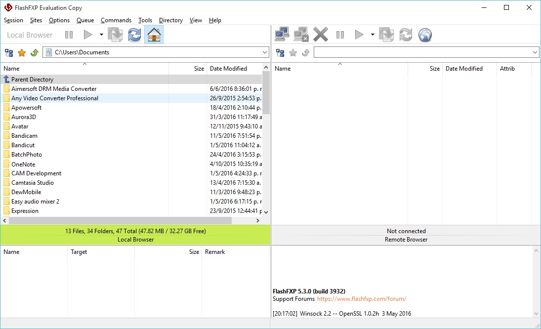 FlashFXP - Screenshot #11