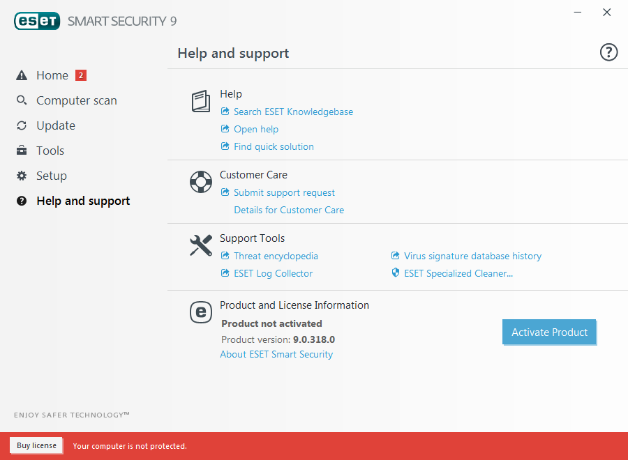 ESET Smart Security - Screenshot #1