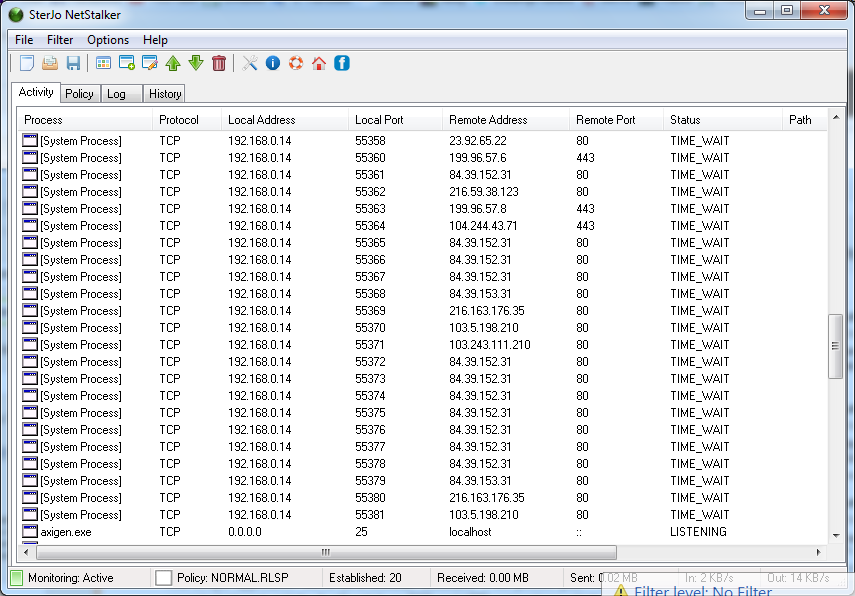 SterJo NetStalker - Screenshot #3