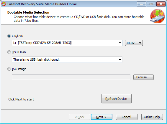 Lazesoft Recovery Suite Professional Edition - Screenshot #7