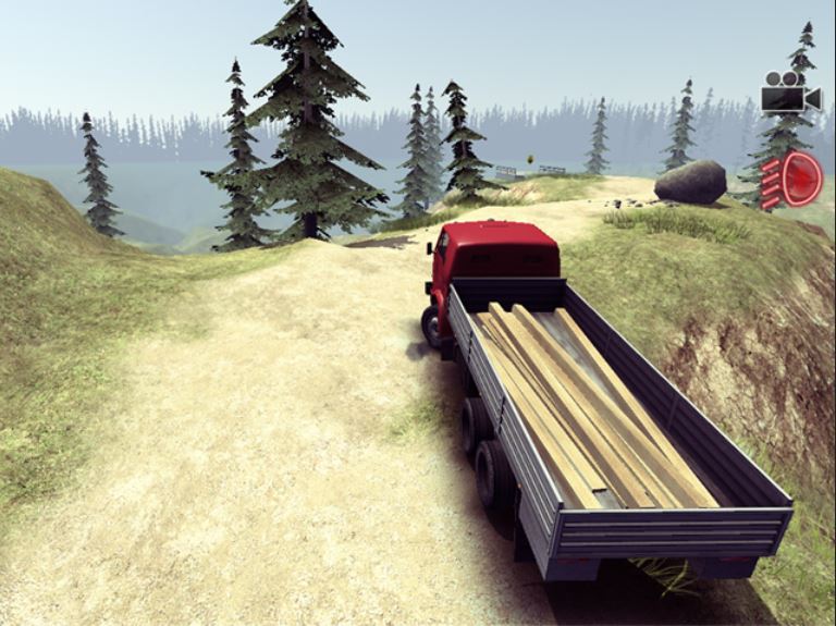 Truck Driver Steep Road - Screenshot #2