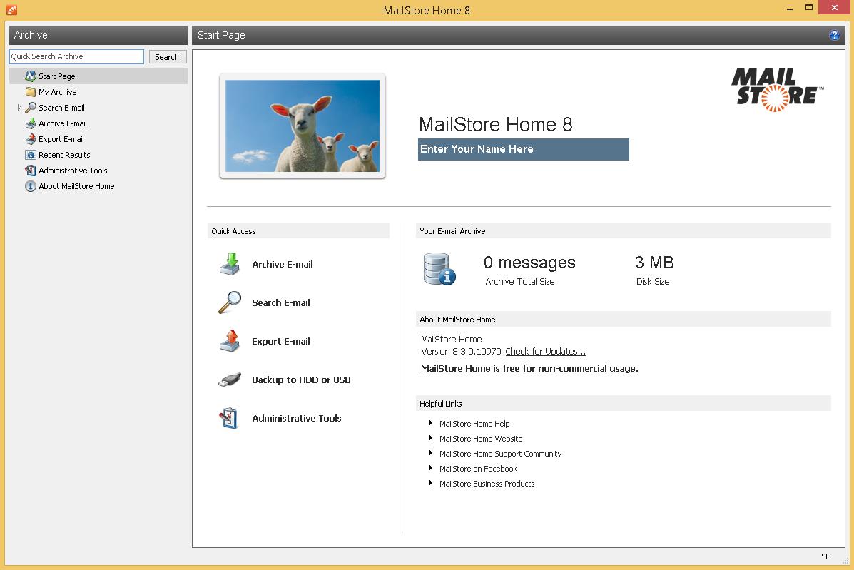 MailStore Home - Screenshot #16