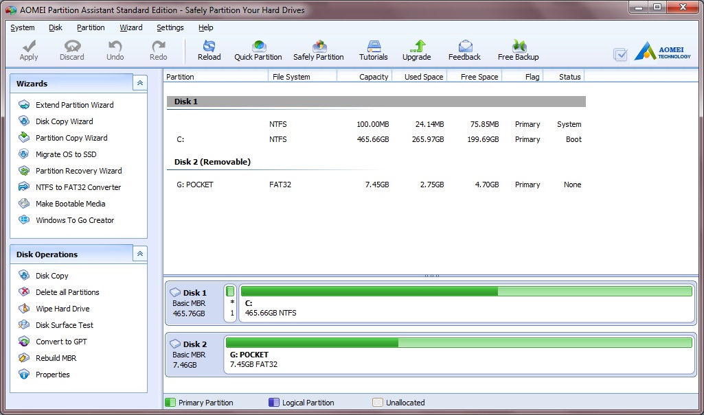 AOMEI Partition Assistant Standard Edition - Screenshot #20
