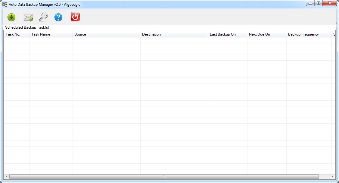Auto Data Backup Manager - Screenshot #1