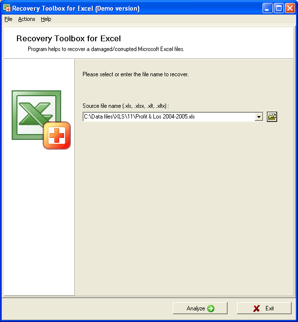Excel Recovery Toolbox - Screenshot #9