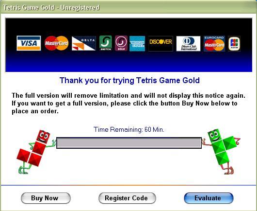 Tetris Game Gold - Screenshot #5
