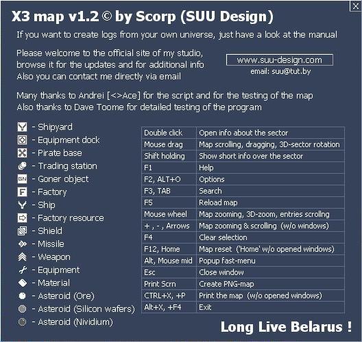 X3 map - Screenshot #3