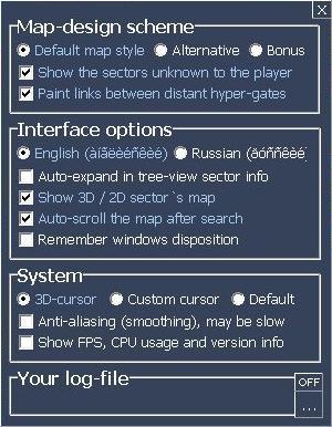 X3 map - Screenshot #2