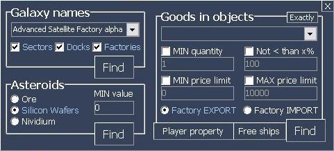 X3 map - Screenshot #1