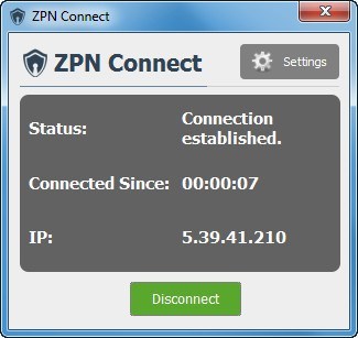 ZPN Connect - Screenshot #2
