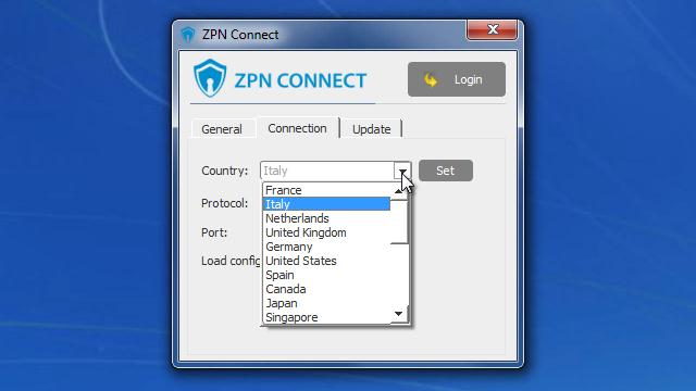 Connection update. ZPN. Shareware 2.0.