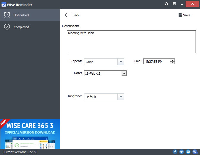 Wise Reminder - Screenshot #2