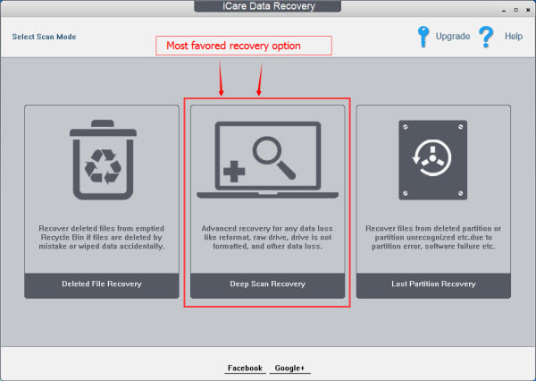 iCare Data Recovery Pro - Screenshot #1