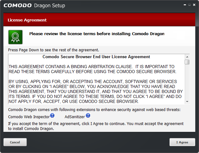latest version of comodo dragon
