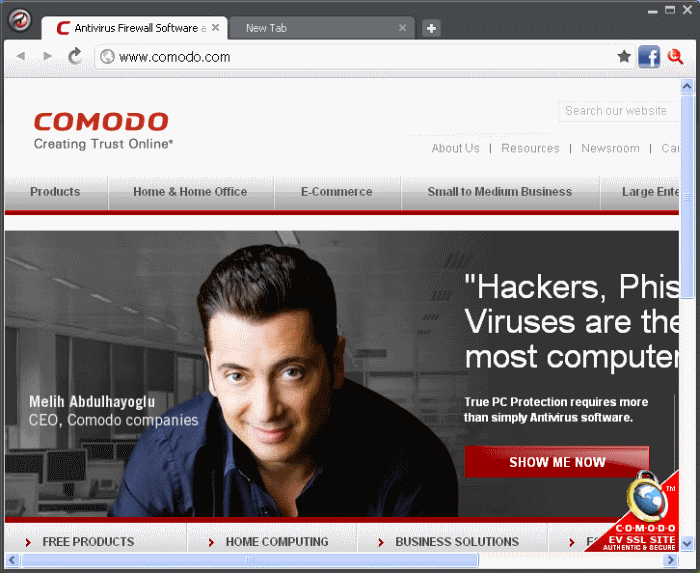 Comodo Dragon Internet Browser - Screenshot #3