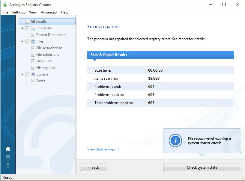 Auslogics Registry Cleaner Pro 10.0.0.3 instal the last version for windows