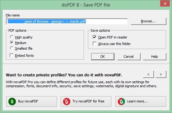 download the new doPDF 11.8.411
