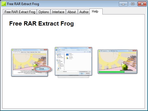 Free RAR Extract Frog free instal